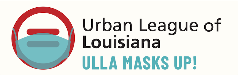 Ulla Masks Up Logo Black Red