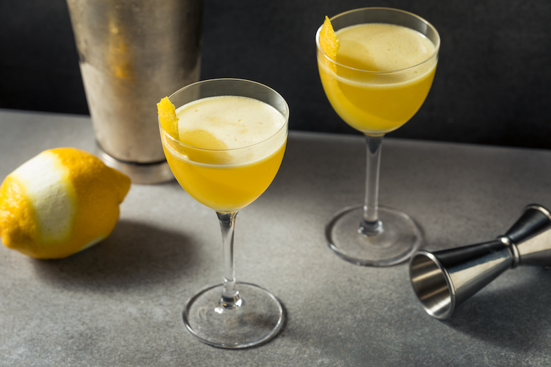 Boozy Refreshing White Negroni Lemon Daiquiri