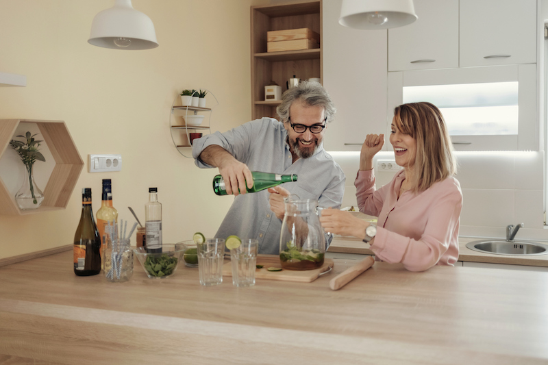 Mixing Cocktail At Home