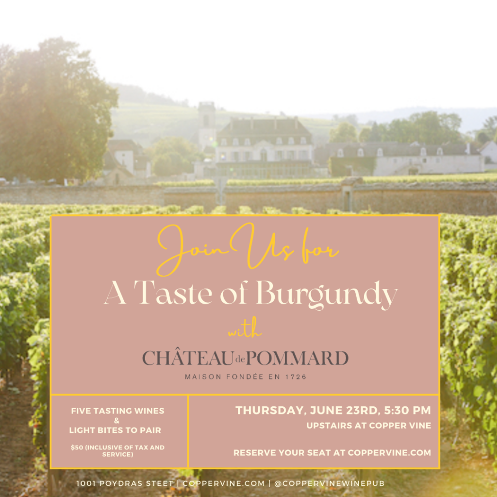 Escape to Burgundy with Wine Experience at Copper Vine