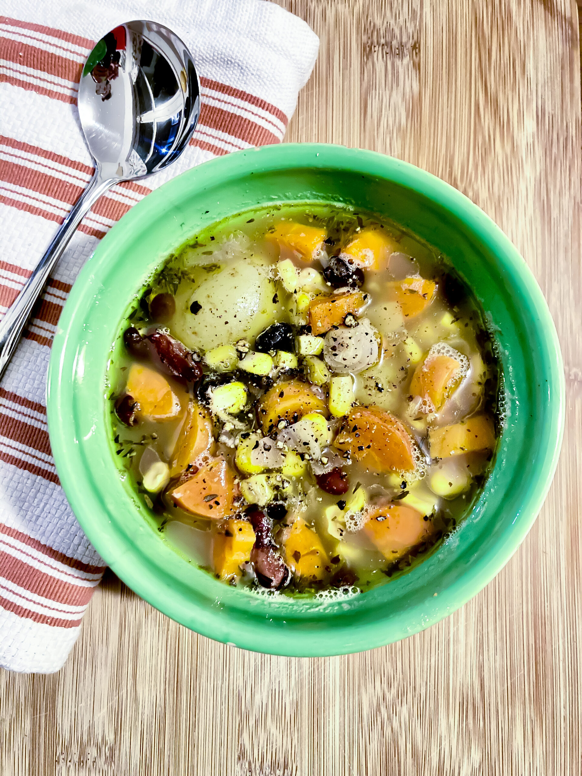 Soup Weather Two Bean Veggie Soup Recipe