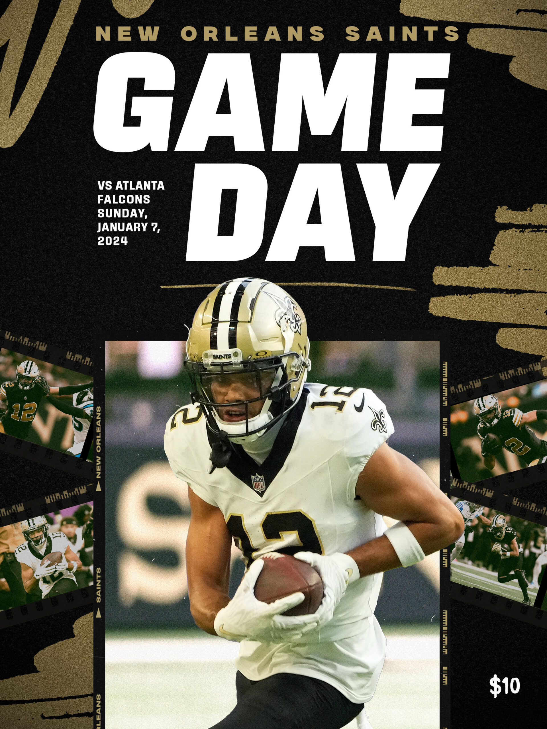 New Orleans Saints Jan. 7 Gameday Magazine New Orleans Magazine