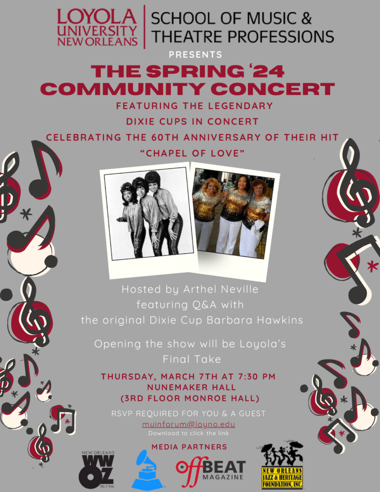 The Dixie Cups to Celebrate the 60th Anniversary of Hit, “Chapel of