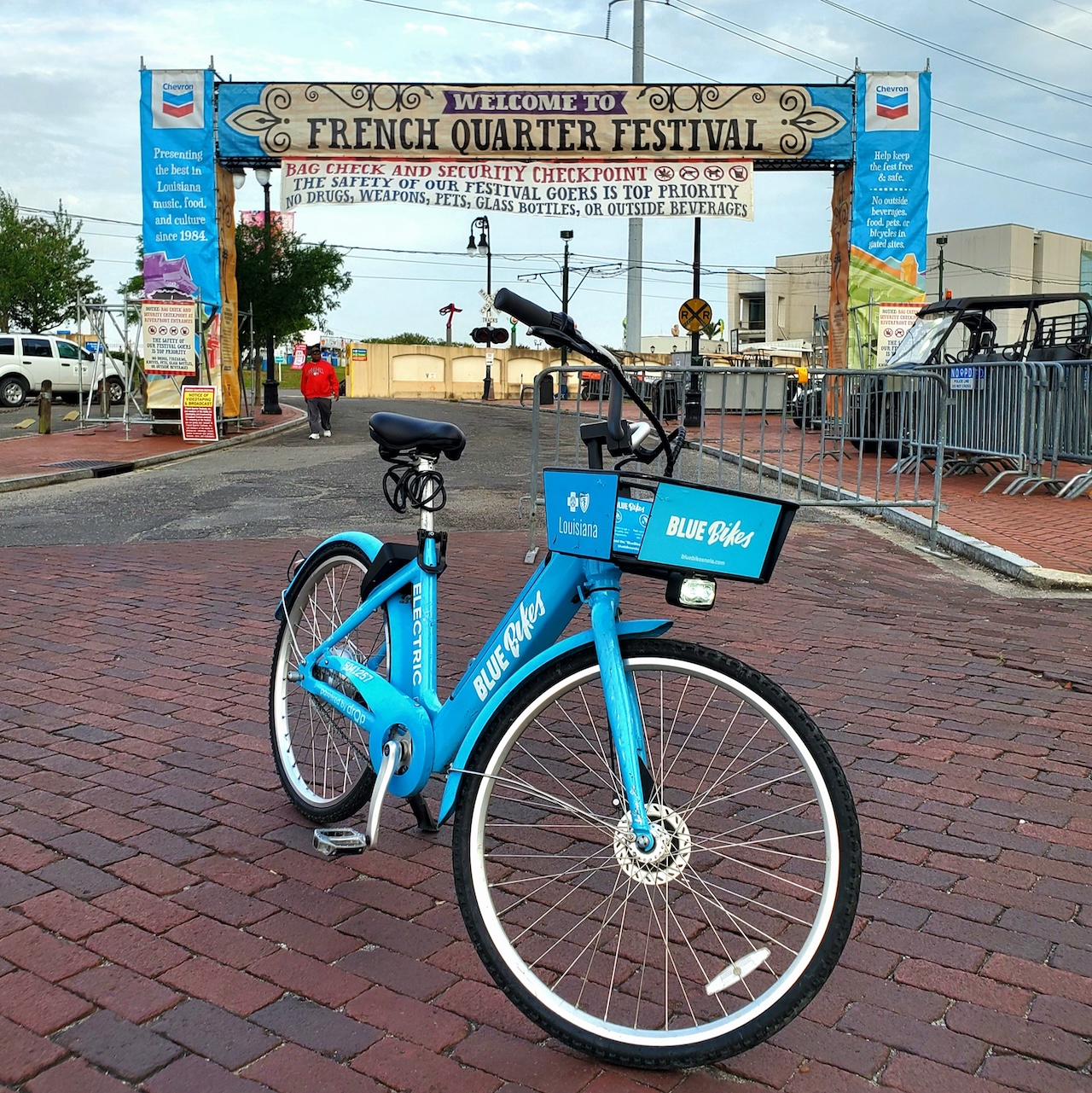 Take Blue Bikes to the French Quarter Festival