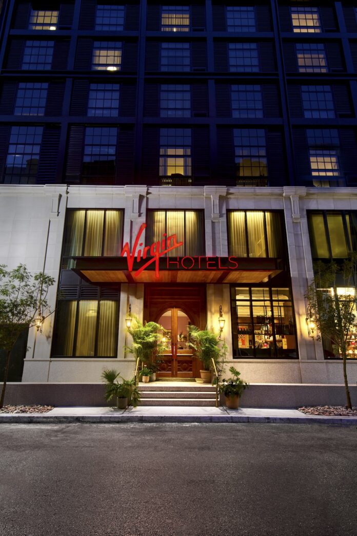 Commons Club lounge at Virgin Hotels New Orleans