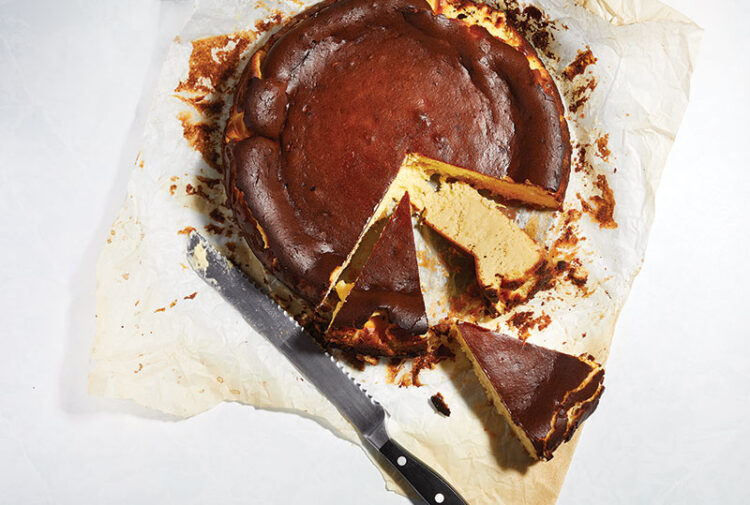 plates' Basque Style Manchego Cheesecake Recipe