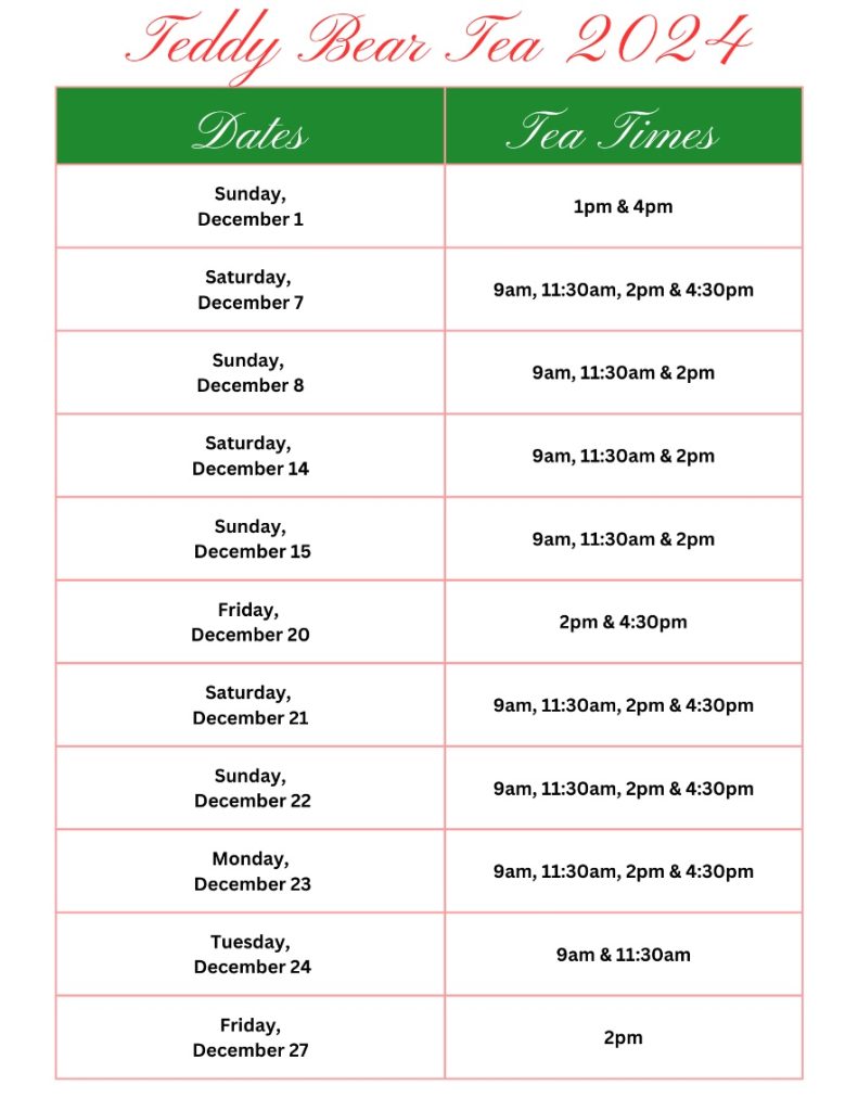 The Roosevelt New Orleans Announces Dates for 2024 Annual Teddy Bear Tea