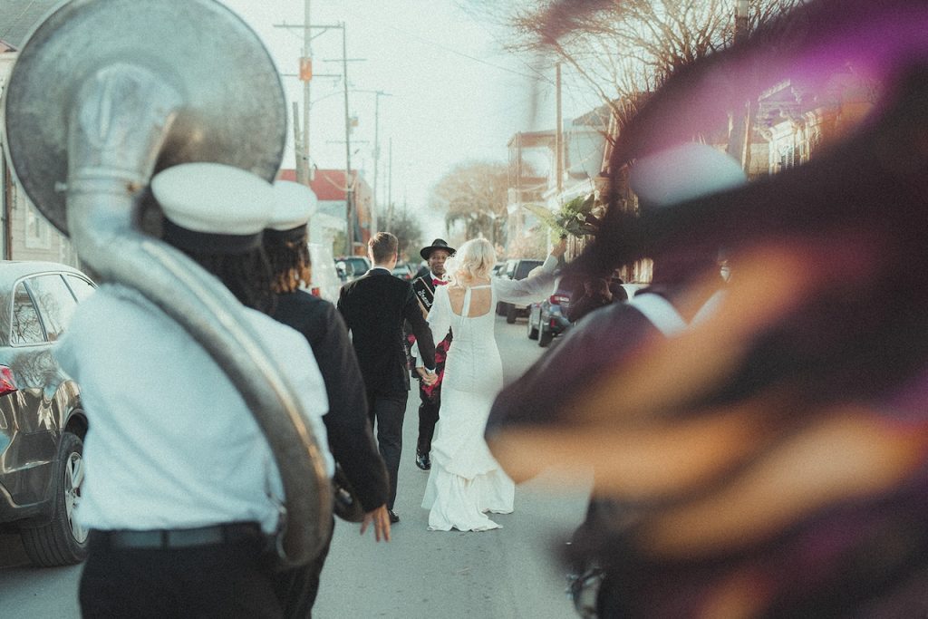 Real Weddings: The Art of the Second Line