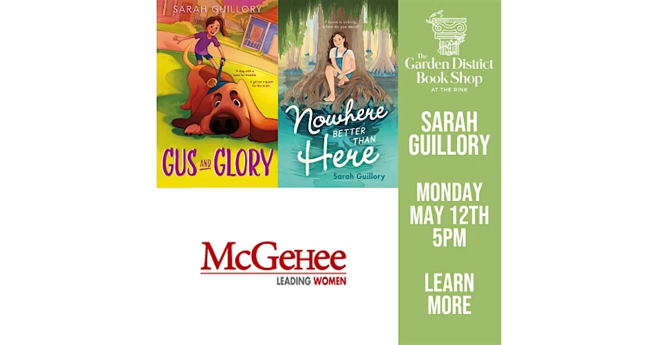author at the garden district book shop