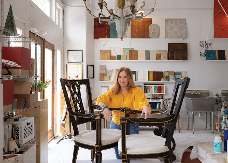 E. Lee Jahncke Mead Specializes in Decorative Finishes for Your Home