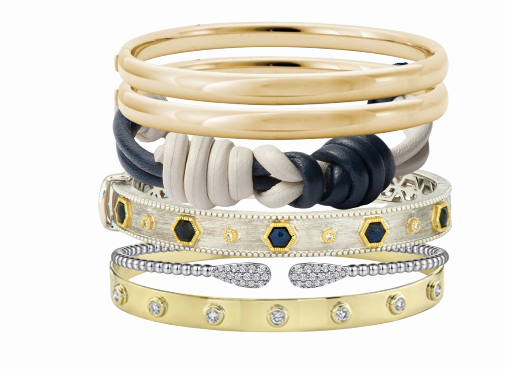 Creating Mixed Metal Bracelet Stacks