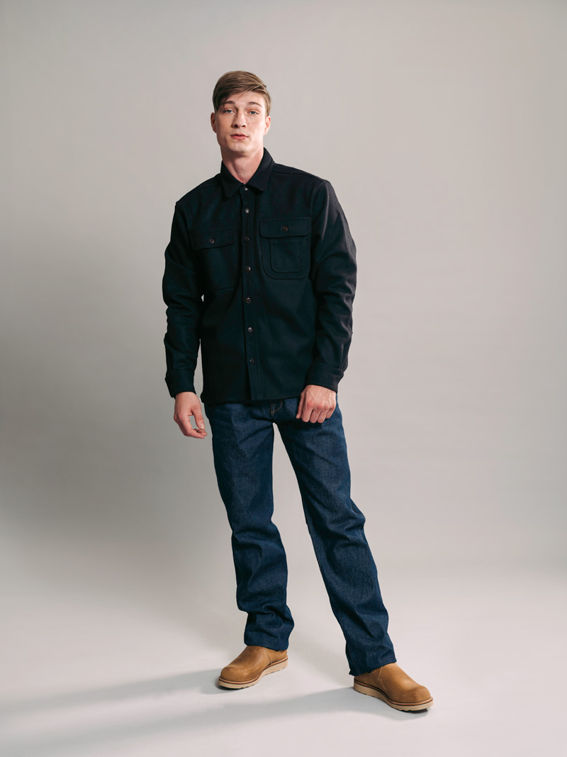 slim fit dress slacks Men's Satin Dress Shirt main image 1