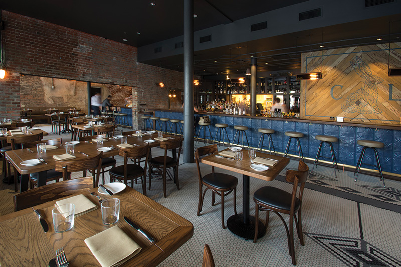 The interior of Compere Lapin