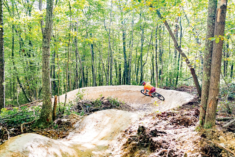 Virginia Brush Mountain Park bike trail