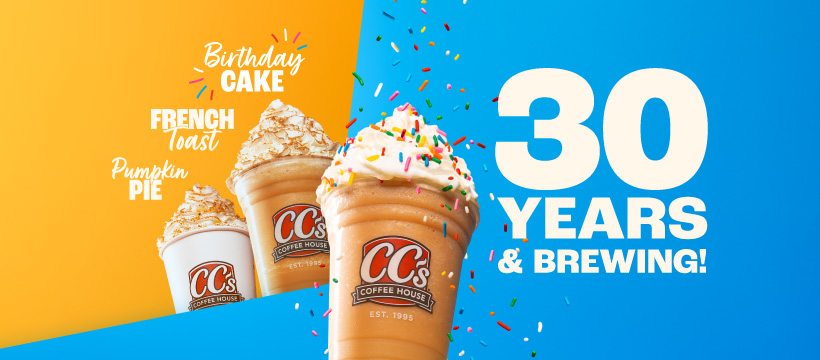 CC’s Coffee House Marks 30 Years with New Flavors