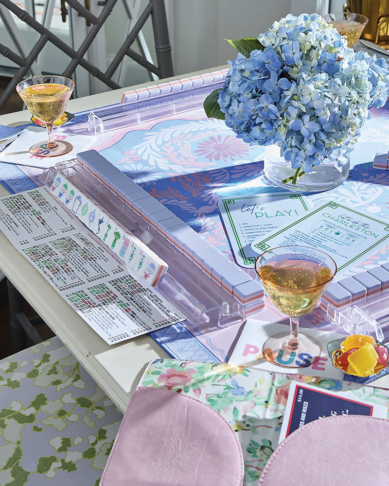 Game Night with Mahjong Sets from Judy at the Rink