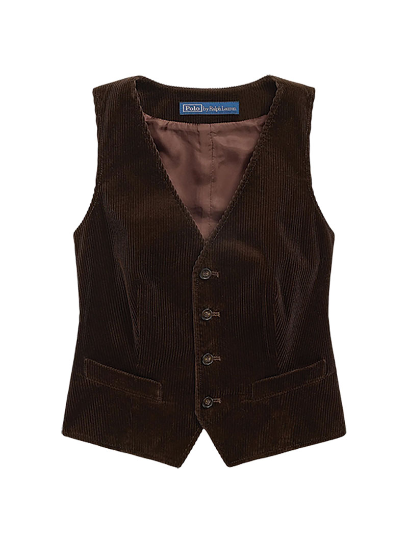 Dark brown vest