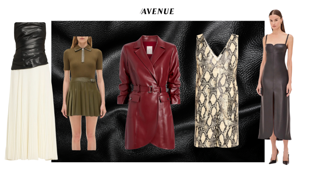 The Leather Dress is a Closet Staple for Fall The Leather Dress is a Closet Staple for Fall