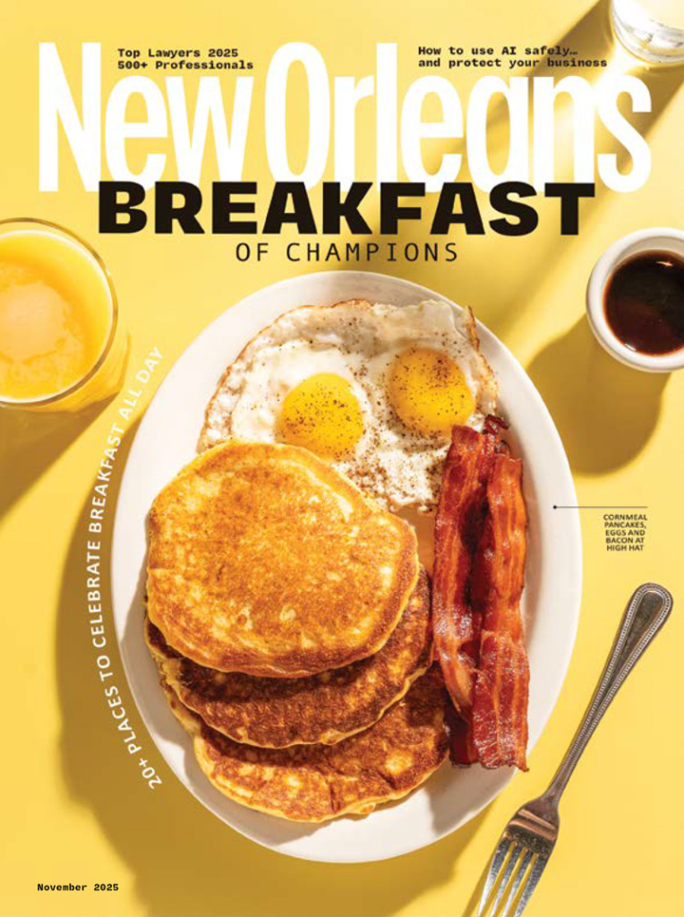 New Orleans Magazine November 2025 Cover