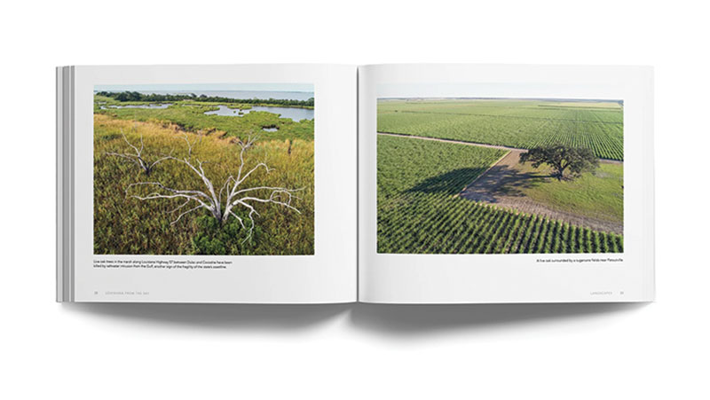 A sneak peek of the inside of the book -- featuring two aerials within the book.