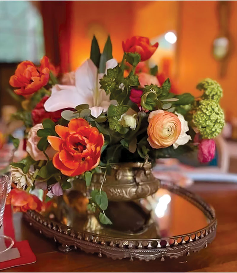 Don’t wait for Valentine’s Day. Treat yourself to fresh flowers with a weekly floral subscription from Pamela Dennis. Her artful creations are mood-lifters even on the dreariest days