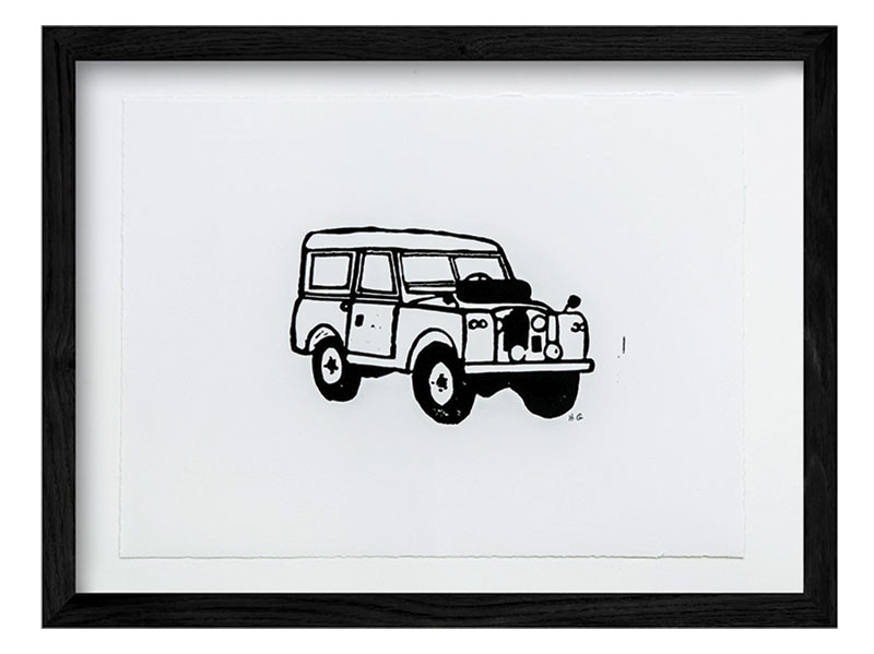 Hugo Guinness takes a modern, minimalist yet whimsical approach in his depiction of everyday subjects. As a result, his prints are sophisticated and playful and — best yet — versatile for a variety of interior styles