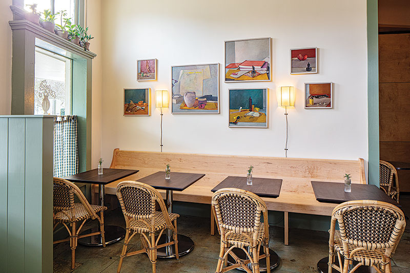 Interior of Cafe Malou