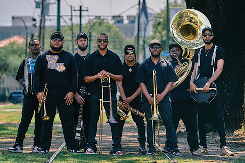 New Breed Brass Band group photo