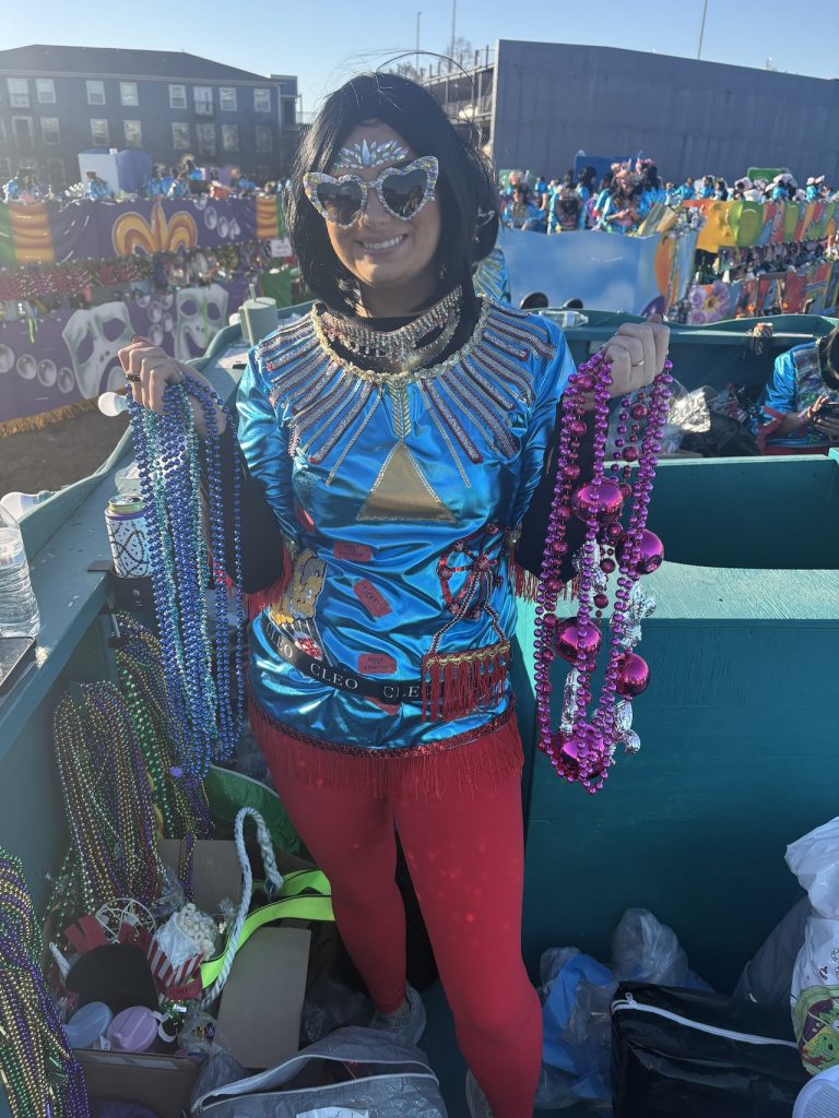 New Orleanian Uses Carnival's Krewe of Cleopatra for Major Life Announcement