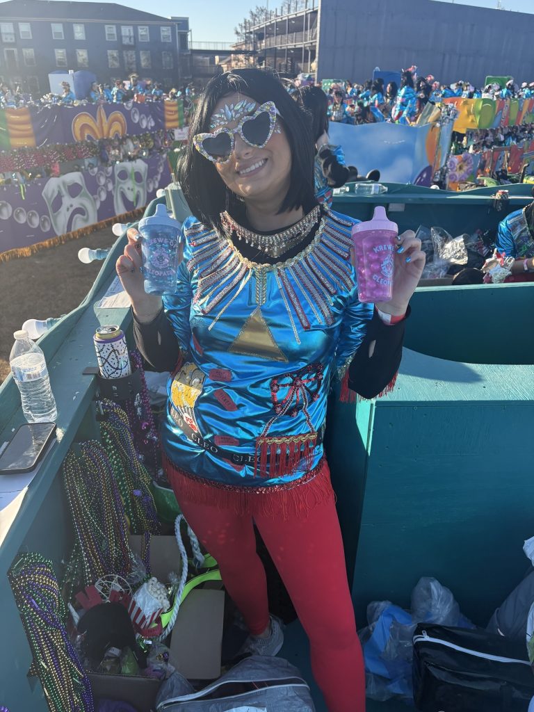 New Orleanian Uses Carnival's Krewe of Cleopatra for Major Life Announcement