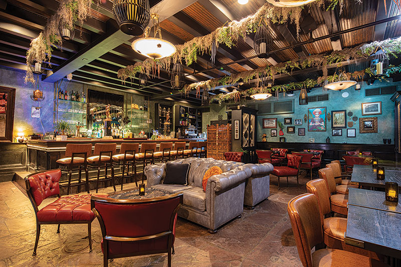 The interior of Quackenbush