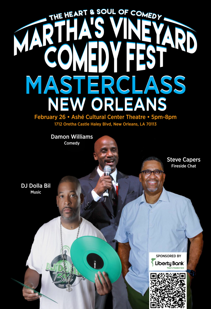 Martha’s Vineyard Comedy Fest Masterclass Heads to New Orleans