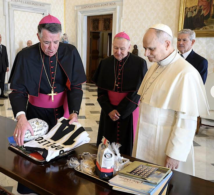The Saints' Visit to the Pope: A Unique Wardrobe Exchange