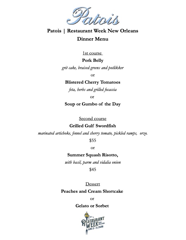 Top Picks for New Orleans Restaurant Week