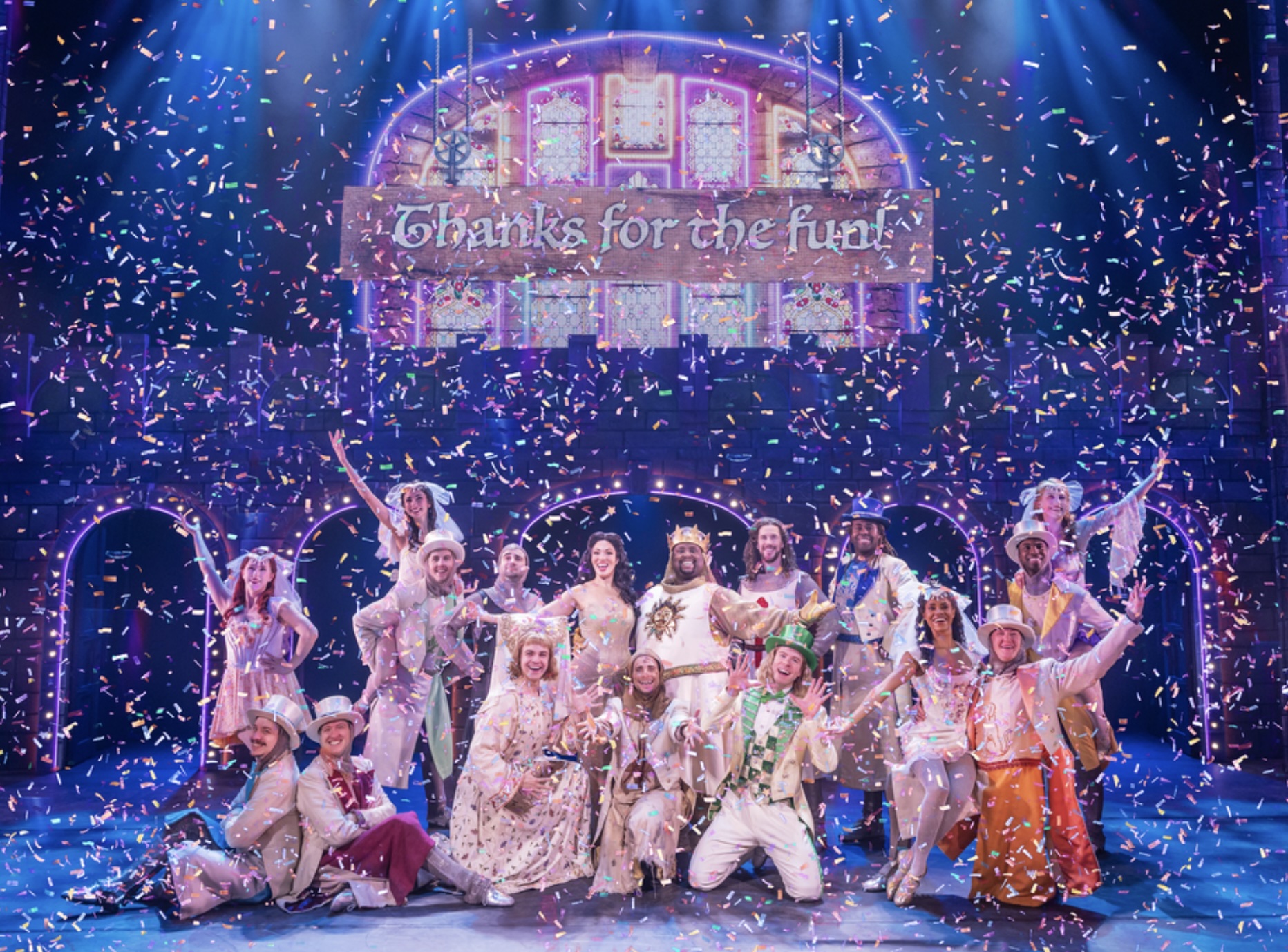 'Tis But a Scratch: Spamalot Opens at the Saenger Theatre