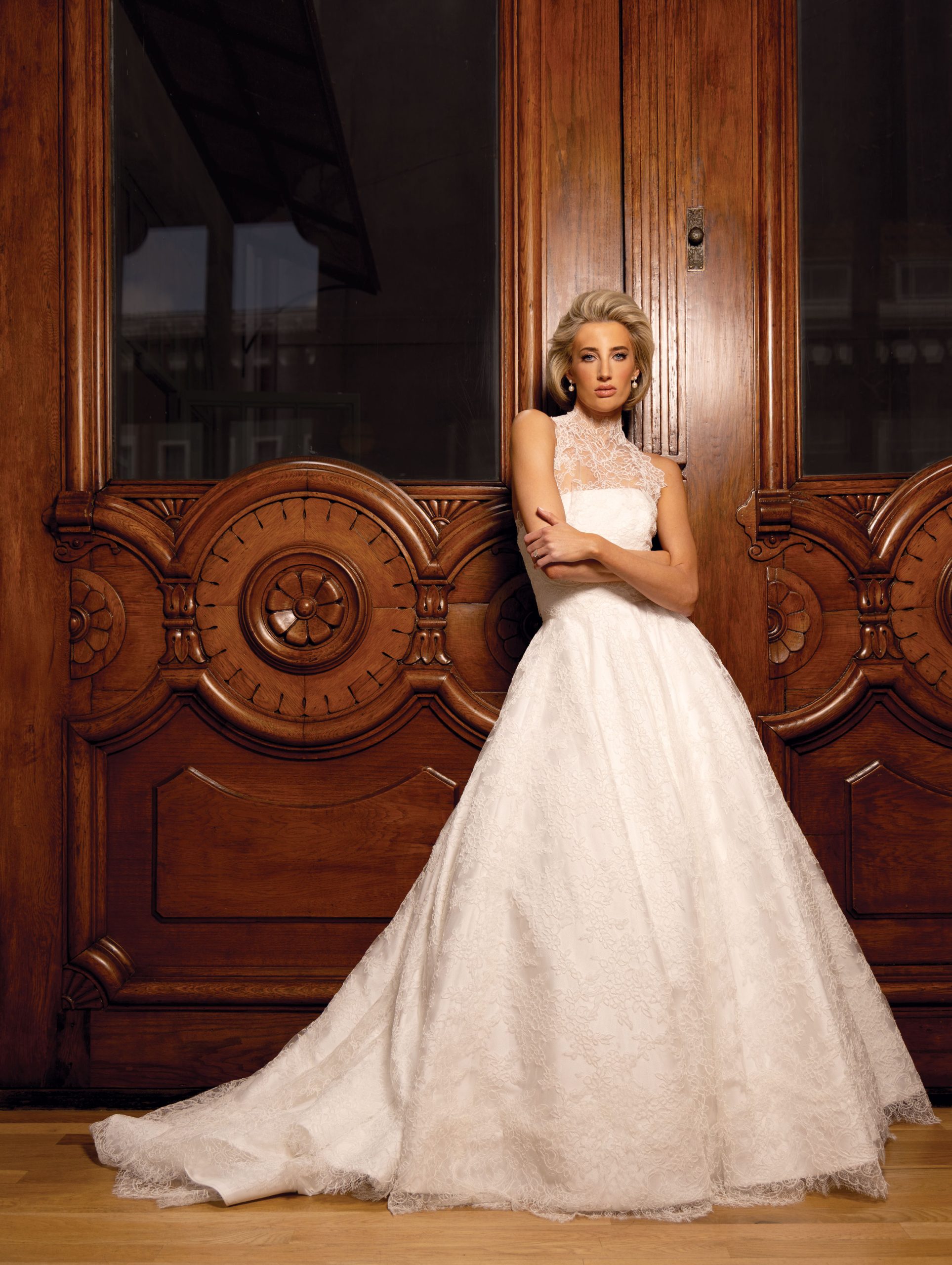 Classic Bridal Fashion on Location at The Board of Trade