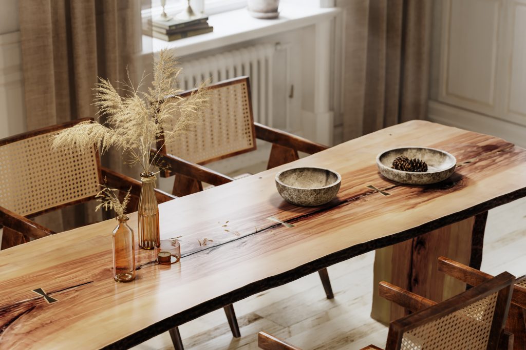 Sometimes a Wood Table Feels the Most Welcoming