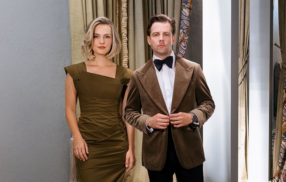 Well Suited Fall Fashion with Kilby's James and Kristen Collier