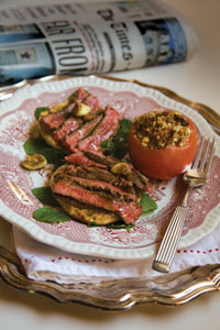 Taking a steak