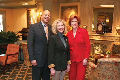 Eugene Priestley, Sandy Rosenthal and Sonda Nagy