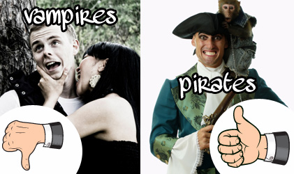 Vampires and Pirates and True Blood, Oh My!