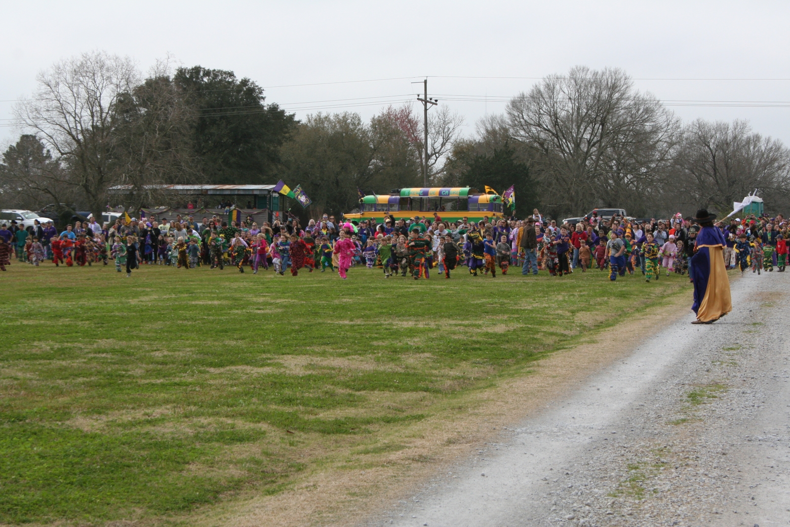 Costumes and Chickens in Church Point