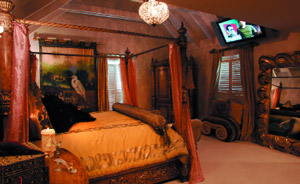 NEW ORLEANS HOME: Uncork Mimi and Martin Peake’s home; it’s a cellar’s market.