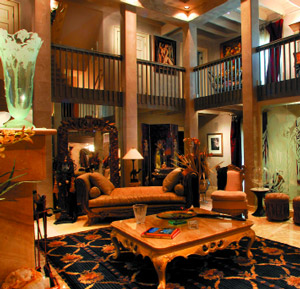 NEW ORLEANS HOME: Uncork Mimi and Martin Peake’s home; it’s a cellar’s market.